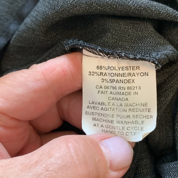 Tristan & Isuet Pleated Mid Rise Wide Leg Flare Dress Pants Size 8 - Picture 4 of 5